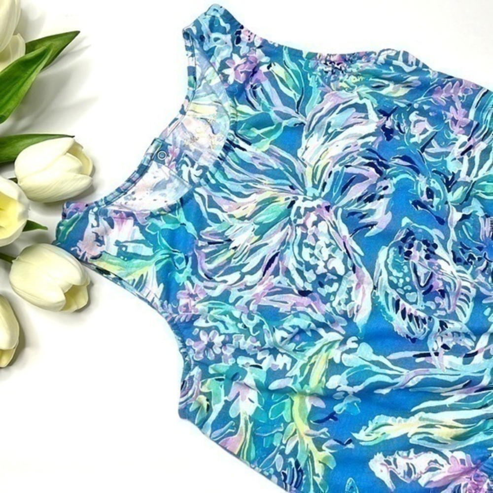 Lilly Pulitzer Girls Printed Romper Size XL (12-14)